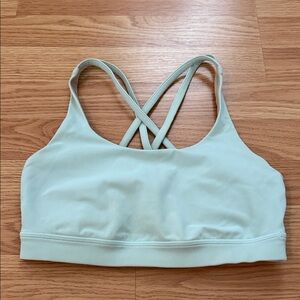 lululemon athletica Light Mint/blue Energy Sports Bra